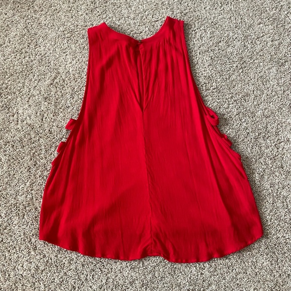 ASTR red top blouse size Small - Picture 11 of 11